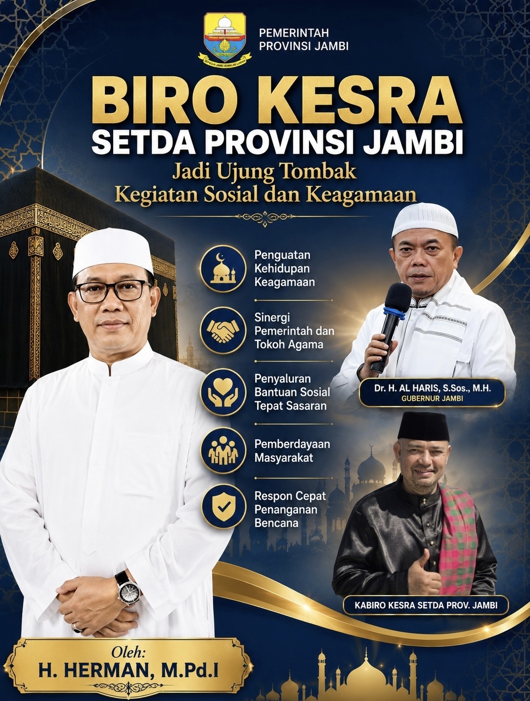 Biro Kesra Setda Provinsi Jambi Jadi Ujung Tombak Kegiatan Sosial dan Keagamaan